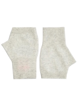 Winnie fingerless cashmere gloves