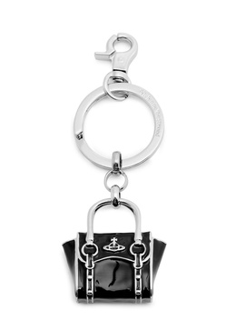 Betty silver-plated keyring 