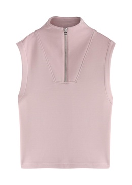 Magnolia half-zip stretch-jersey vest