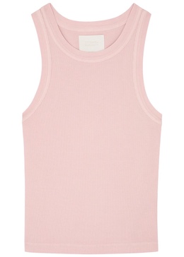 Isabel ribbed stretch-jersey tank 