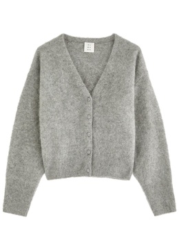 Esme brushed cashmere cardigan