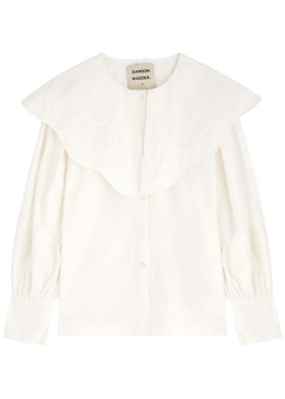 Romeo broderie anglaise cotton blouse 