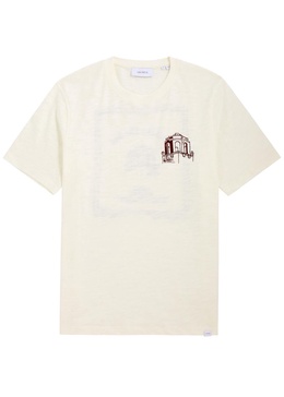 Hotel embroidered cotton T-shirt