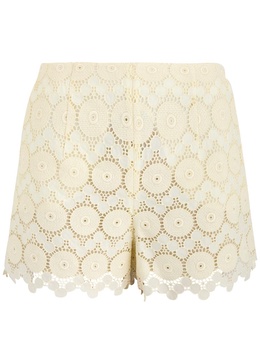 Margarita macrame lace shorts