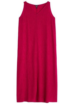 Pleated midi dress