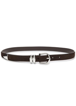 Suede belt