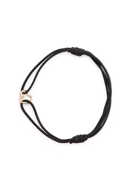 Mini Corazon Brillante embellished cord bracelet 