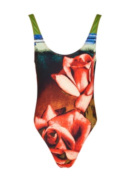 Roses printed swimsuit 