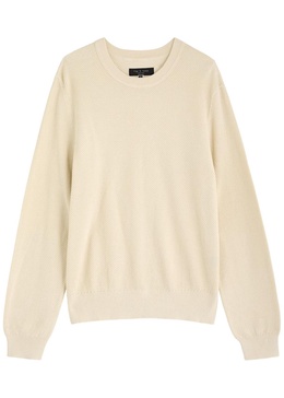 Dexter waffle-knit cotton jumper 