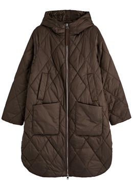 Frisco quilted hooded shell jacket