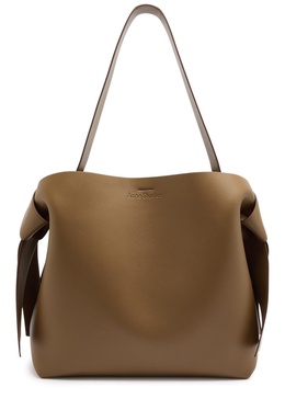 Musubi midi leather shoulder bag 