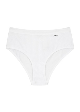 Comfort ribbed stretch-cotton briefs