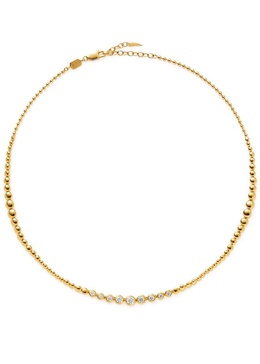 Articulated 18kt gold vermeil choker 