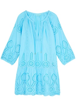 Ashley broderie-anglaise cotton kaftan 