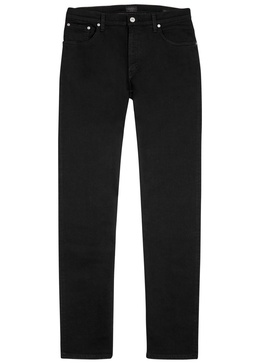 Bowery black slim-leg jeans