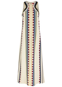 Racer printed maxi dress 