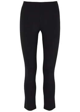 Cropped slim-leg trousers