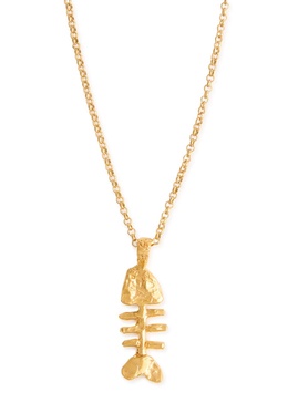 The Silhouette Of Summer 24kt gold-plated necklace 