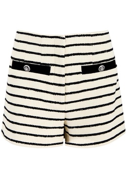 Gershwin striped cotton-blend shorts