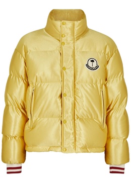 8 Moncler Palm Angels Keon quilted satin jacket 