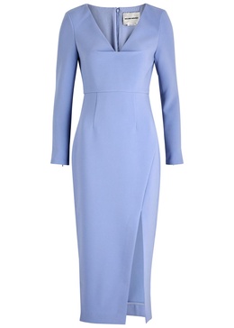 Long-sleeve midi dress 