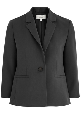 Shrunken woven blazer