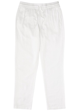 Patrick tapered linen-blend trousers 