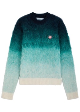 Ombré mohair-blend jumper