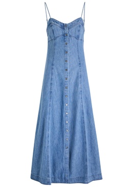 Just Jill denim maxi dress 