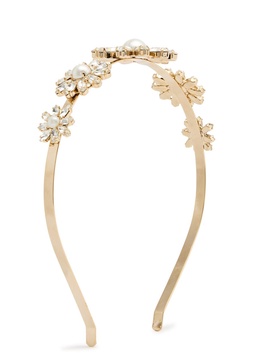 Profumo crystal-embellished headband