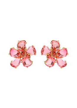 Paradise Flower crystal-embellished stud earrings