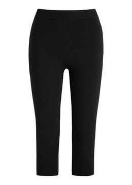 Technical cropped knitted leggings