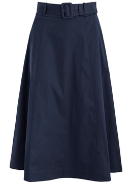 Arwen cotton-blend midi skirt 