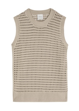 Darin open-knit cotton tank