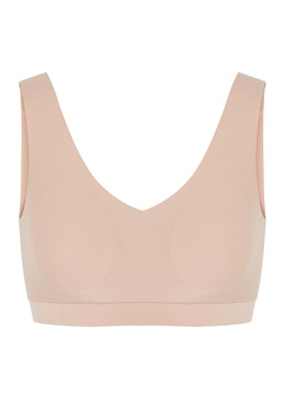 Soft Stretch walnut padded soft-cup bra