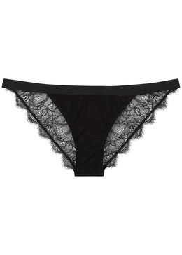 Wild Rose black lace briefs