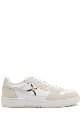 Dice Lo embroidered leather sneakers 