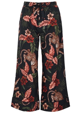 Soleia printed cotton pyjama trousers