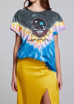 grateful dead tee- space your face in salt and camp tie dye