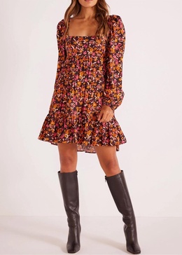 sorrento mini dress in floral