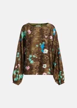 Pine Floral Flagrant Top