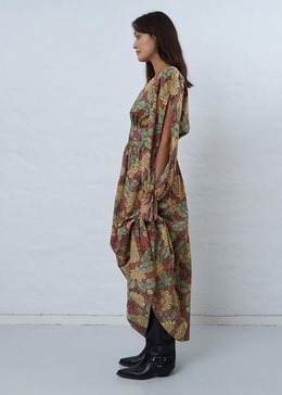 Cotton Maxi Dress - Wild Flowers