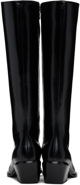 Black Joni Knee High Tall Boots