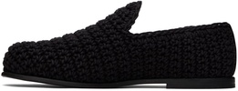 Black Crotchet Loafers