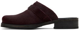 Burgundy Camion Mules