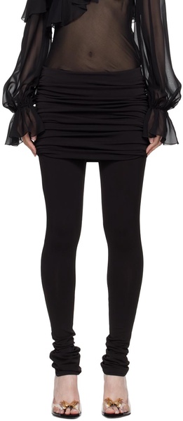 Black Layered Leggings