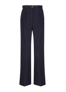 Loro Piana Belted Pleated Trousers