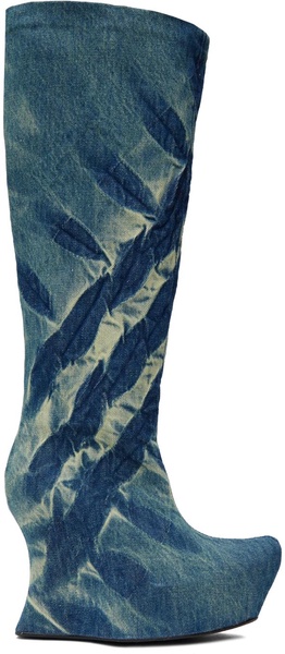 Blue Roadkill Boots