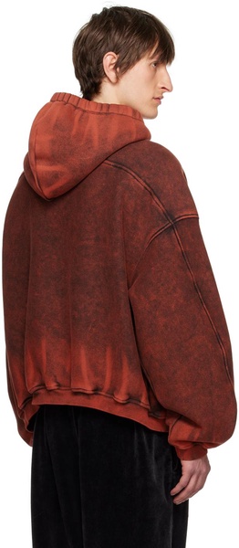 Burgundy Turtleneck Hoodie