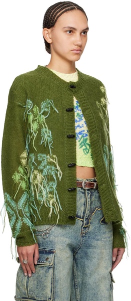 Green Macaron Cardigan